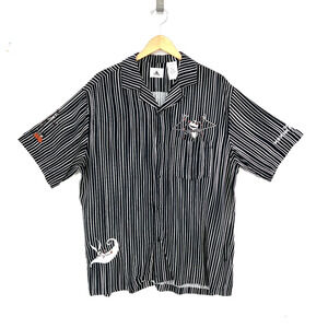 The Nightmare Before Christmas Button Down Shirt for Adults Size L Disney Parks
